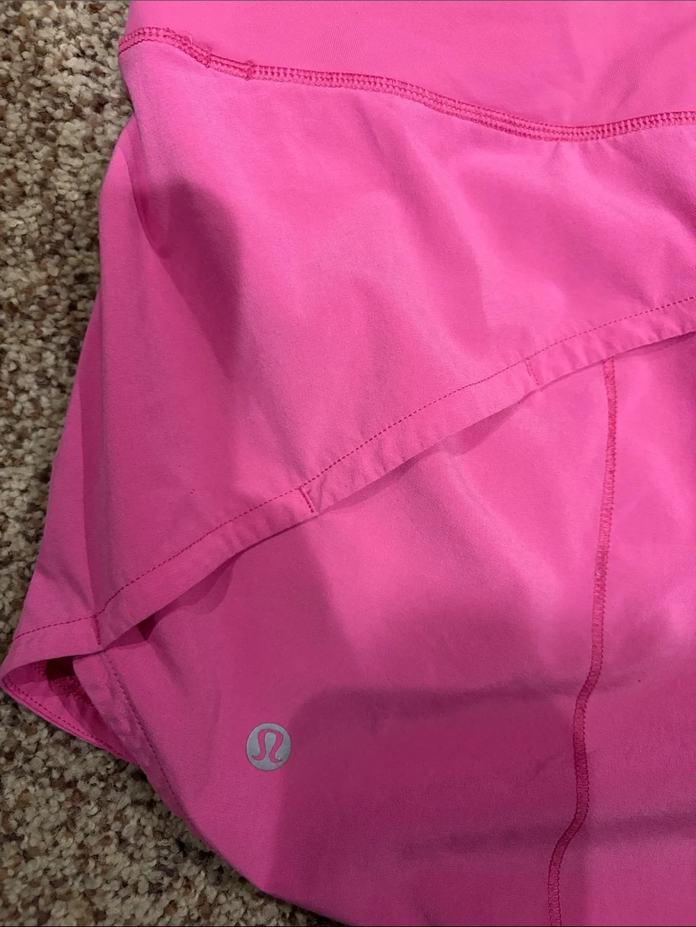 lululemon athletica Hot Pink Run/Workout Shorts